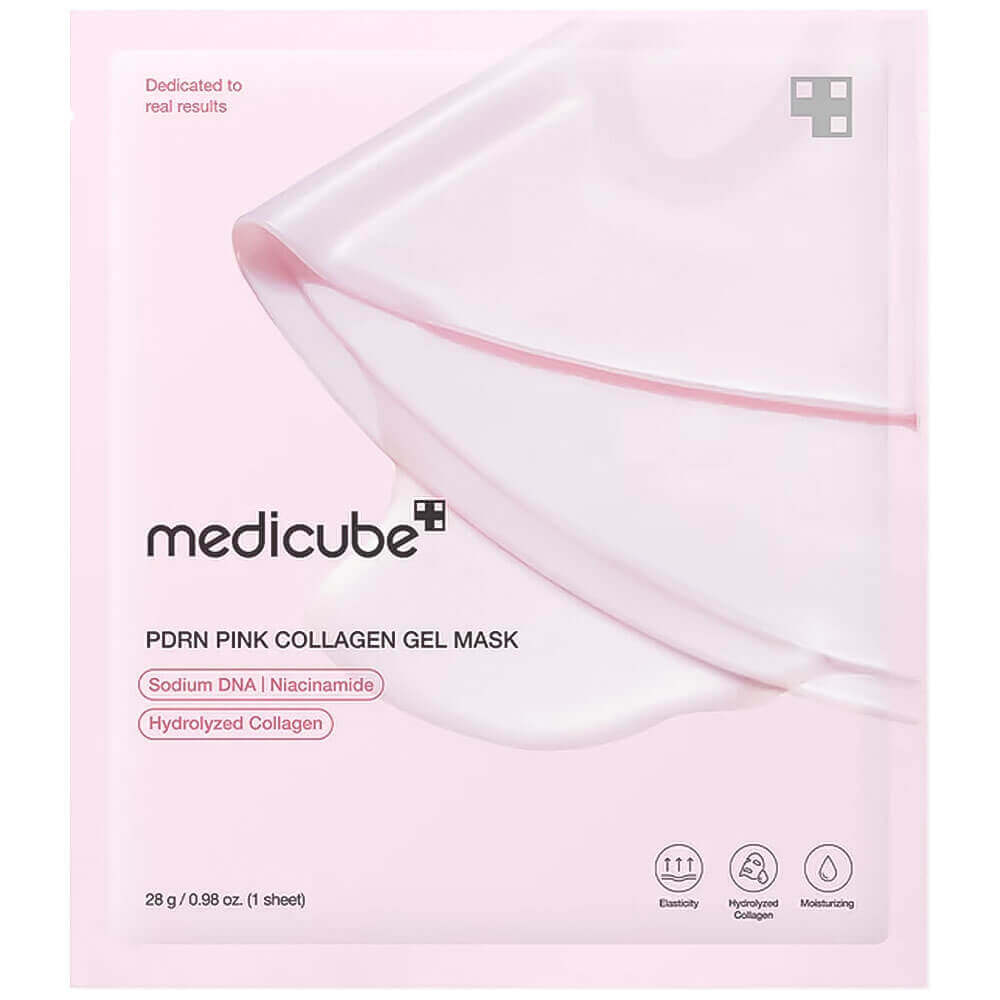 МДК Гидрогелевая маска с ПДРН и коллагеном MEDICUBE PDRN Pink Collagen Gel Mask 28гр